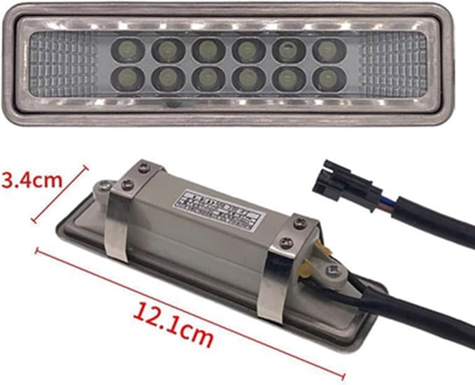 Ran Hood Cold Light 12-beads Integrated Cooker Lamp DC12V 1.5W