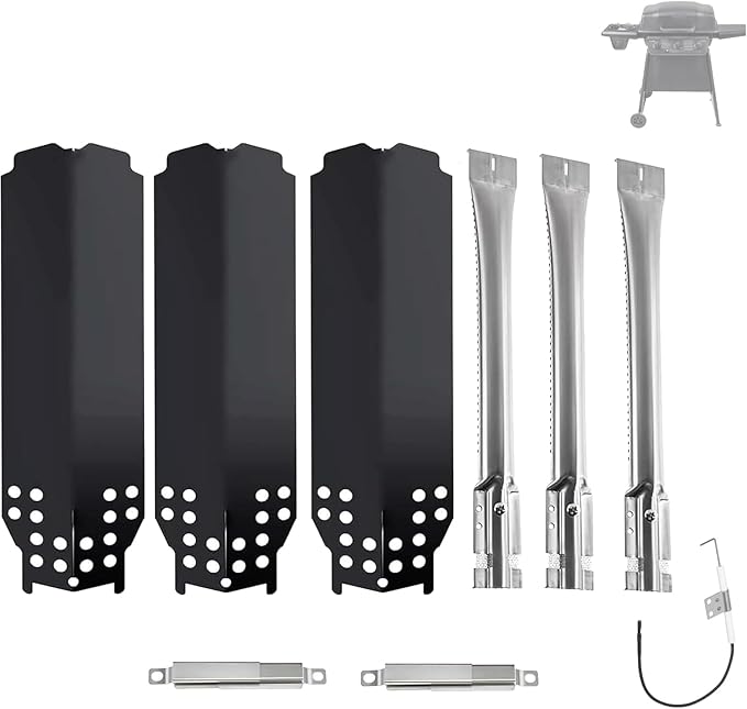 Grill Parts for Charbroil Classic 360 3-Burner 463613717 463742418 463773817 463773917 G215-0203-W1 G320-0200-W1A Charbroil Classic Grill Replacement Parts, for American Gourmet 465735621