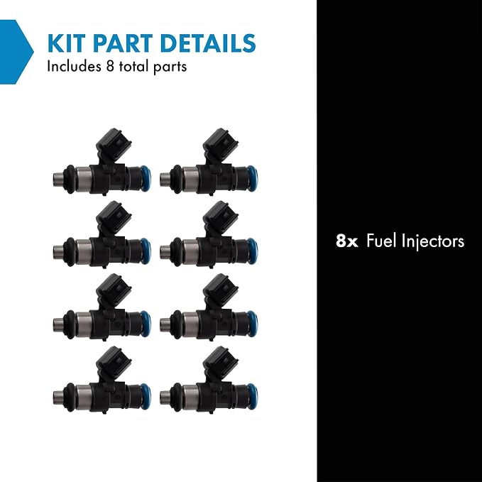 TRQ Fuel Injector Set | For 2010-2015 Chevrolet Camaro 2006-2013 Corvette 2014-2017 SS 2008-2009 Pontiac G8