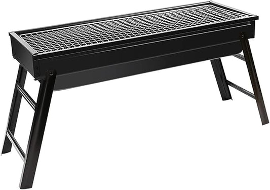 Charcoal Grills Outdoor Portable Folding BBQ Grill Home Charcoal Grill Stove Camping BBQ Barbecue Shelf Mini Charcoal Stove