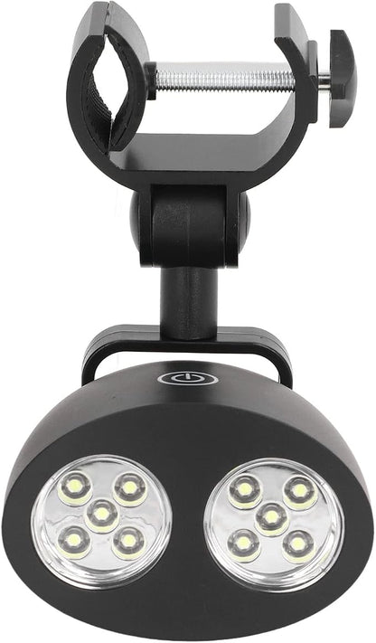 Barbecue Grill Light with 10 LED Lights, Wireless Camping Emergency Lamp for Gas Charcoal Electric Grills, Adjustable C - Clamp, Touch - Control 3 - Brightness Modes, Heat - Resist