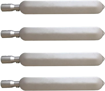 4 Pack Cast Stainless Steel 304 Oval Burner Fits for Barbeques Galore Grand Hall Kenmore Grand Turbo G5TSR, B3807 B3810 B3812 Y0662, Y0663, Y0665, CITSG, 282269, P1961A NG and LP Models
