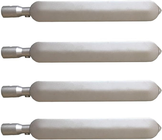 4 Pack Cast Stainless Steel 304 Oval Burner Fits for Barbeques Galore Grand Hall Kenmore Grand Turbo G5TSR, B3807 B3810 B3812 Y0662, Y0663, Y0665, CITSG, 282269, P1961A NG and LP Models