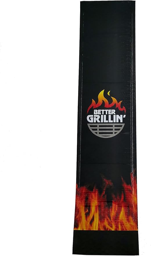 BETTER GRILLIN' BBQ Bastin Mop Basting Barbecue Brush/Mop Easily Applies Marinades, Sauces, Washes Out, 16in Handle, 4pk