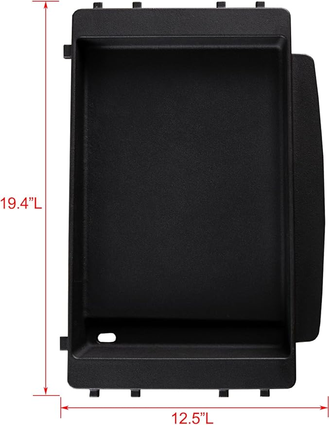 7566 Griddle Replacement Parts for Weber Genesis Griddle E-310 E-330 S-330 Grill Parts Weber Genesis 300 Series S-310 EP-310 E-320 S-320 EP-330 Cast Iron Flat Top Replacement Half Cooking Grates Plate