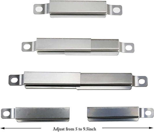 Replacement Parts for Charbroil Advantage 463344116 Grill, Grill Pipe Burner, Heat Plate Shield, Adjustable Carryover Tube and Grill Igniter Replacement for CharBroil 463344116, 466344116 Gas Grills