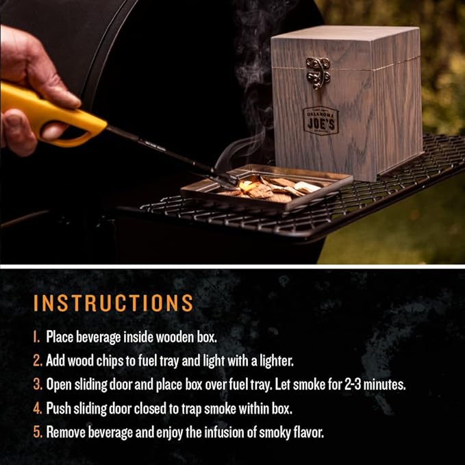 Oklahoma Joe's Cocktail Smoking Box - 7678088R06