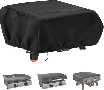 Pizza Oven Cover for Blackstone 2404/1813/1666 Tabletop Pro Pizza Oven Accessories, Heavy Duty Grill Cover for Blackstone Pizza Oven - 25" L×26" W×11" H | Waterproof Heavy Duty Grill Cover for Blackstone Pizza Oven - 25" L×26" W×11" H