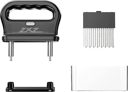 ZXZ Premium Meat Tenderizer Mallet – 48 Stainless Steel Blades, Ideal for Marinated Meats, Beef, Steak, Chicken, Poultry & More – Kitchen Must-Have Tools for Chefs & Cooking Enthusiasts