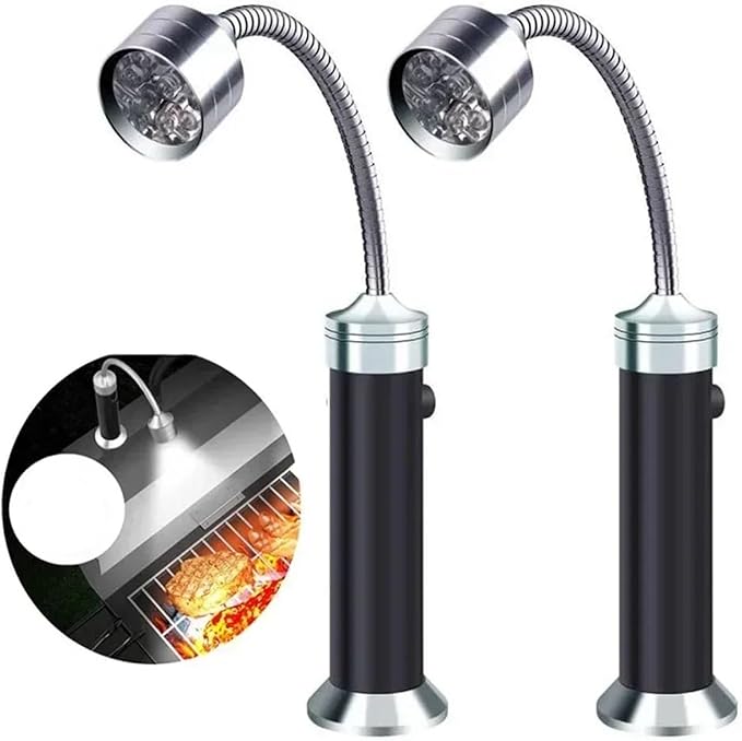 BBQ Outdoor BBQ Barbecue Grill Led Grill Lights Adjustable Flexible Led 360 Degrees Heat Resistant Lamps Lantern Accessories