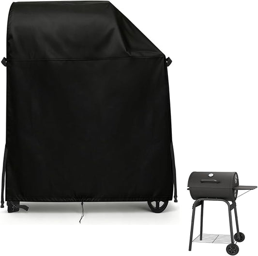 TheElves Outdoor Grill Covers Waterproof Heavy Duty for Kendane Barrel Charcoal Grills and Char-Griller King-Griller E1416 1616 Charcoal Smoker Grills - 35" W x 24" D x 41" H