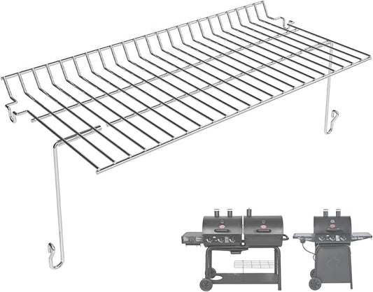 Grill Warming Rack for CharGriller 5050 Replacement Parts, Accessories for Char Griller Top Rack 5050 3001 3008 5650 Cooling Rack, Grill Warmer for Char Griller Grill Replacement Parts,Stainless Steel