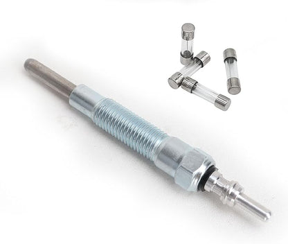 SafBbcue Glow Plug for Weber SmokeFire EX4/EX6/EPX6 Wood Pellet Grills with 4pcs 250V Grill Fuses for Weber Wood Pellet Grills,Replacement Glow Plug for Weber 7009,an Element to Ignite Wood Pellets