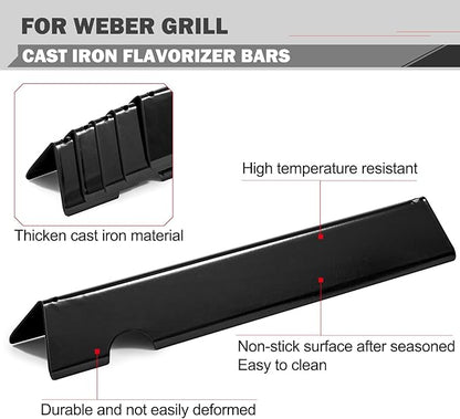 Genesis II E-410 Grill Replacement Parts for Weber Genesis II E410 E-435 S-435 Grill Parts GS4 LX E-440 LX E-410 Grates SPX-435 66097 66033 Flavorizer Bars 66041 Heat Deflector 66089 Cooking Grids