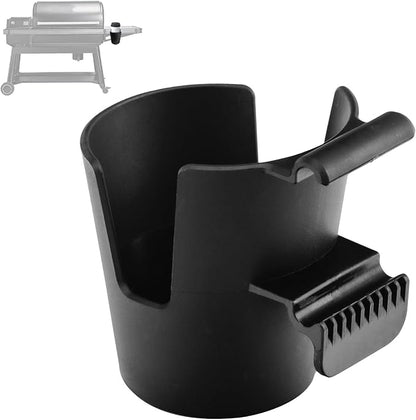 BAC707 Cup Holder Grill Accessory Compatible with Any Tra-Eger P-A L Grill, Fits Standard Plastic Cups and 12oz Cans and Bottles