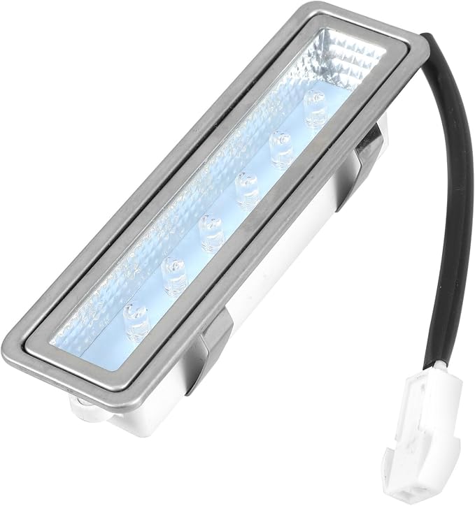 HOMSFOU Range Hood Light Replacement Rectangular Led Range Hood Lamp Dc 12V Cold Light Ceiling Mount Kitchen Part 4.72 X 1.37 X 1.06 in 1 Piece