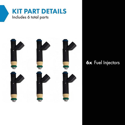 TRQ Fuel Injector Set | For 2001-2008 Ford Ranger 2001-2007 Mazda B3000