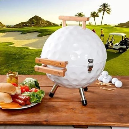 Foldable Bbq Stainless Steel Grill Portable Kettle Charcoal Grill, Smoked BBQ with Stand, Table Top Barbecue for Outdoor