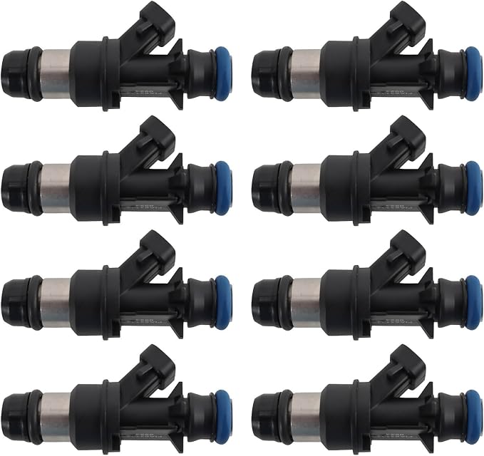 TRQ Fuel Injector Set | For 1999-2000 Chevrolet Silverado 1500 1999 Silverado 2500 GMC Sierra 1500 Sierra 2500
