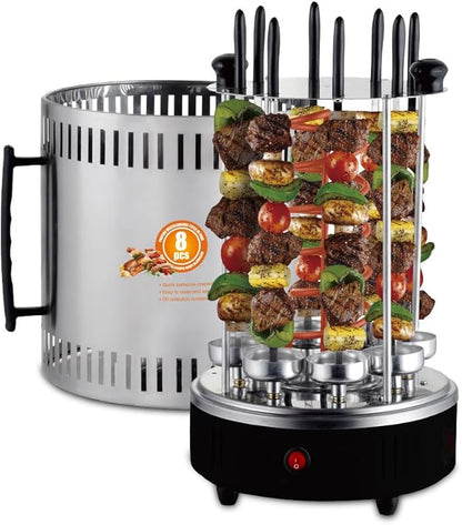 Barrel-shaped charcoal grill—perfect for backyards, patios, parties, tailgate gatherings, and outdoor picnics