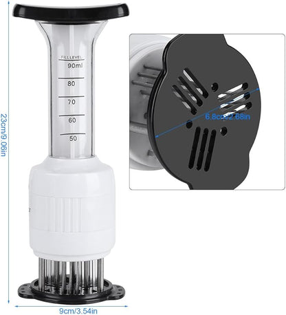 Meat Tenderizer Injector, Flavor Syringe for Steak, Needle Injector for Meat, Kitchen Tool for Marinade