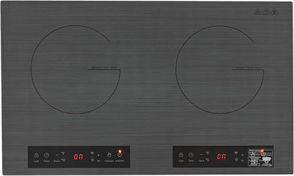 Induction Cooktop, 2600W Induction Cooker, Electric Hot Plate for Cooking Portable Hot Plate Countertop Cooker with Temperature Control