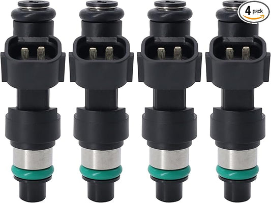 HiSport Fuel Injectors FBY2850 Replacement For Nissan Versa Cube Sentra NV200 2007-2014 Replace 16600-EN200 4 PCS