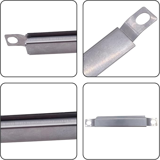 3-Pack Stainless Steel Crossover Tube | KC624 Replacement Part, Fits Charbroil & Kenmore Grills, Rust-Resistant