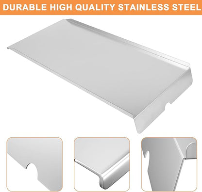 BCA006 Drip Tray Heat Baffle & BAC410 Liners Kit for Traeger Drip Pan Grill Replacement Parts Pro SER 34 Accessories, Eastwood 34, Texas Elite 34, Texas Elite, Limited Edition, Texas Pro,BBQ075 BBQ100