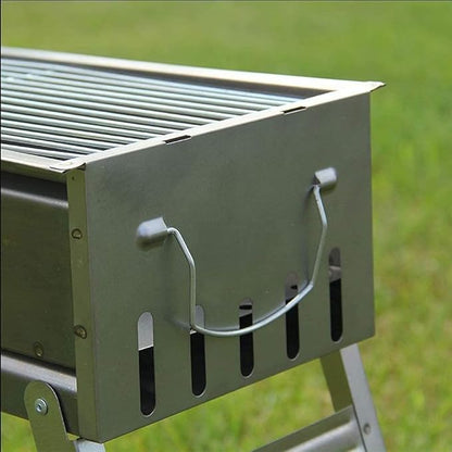 IRYZE Portable Charcoal Grill Home Barbecue Charcoal Barbecue Grill Shelf Outdoor Grill 3-8 People BBQ Utensils BBQ Grill for Outdoor (Size : 62cm)