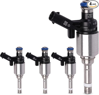 Fuel Injectors Set of 8 Compatible with Audi Q3 Q5 A3 A4 A5 A6 TT TTS Quattro 2.0L Replacement for Volkswagen Golf Amarok GTI Eos Beetle Jetta Passat Replace 06H906036AE