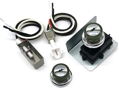 1819-51 & 1836-32 Universal Igniter Kit for Weber Genesis & Spirit Side-Control Grills 200 / 300 Series, 91360 67847 67726 Parts, E/S-210 310 320 Starter Kit, 2-Outlet Ignition Replacement 81315