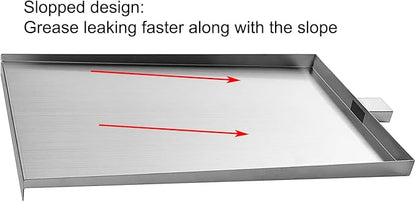SUB025 Drip Tray Replacement for Traeger Grill Parts TFB29PLB Traeger Tailgater 20 Drip Pan Bronson 20 Junior Elite 20 Pellet Grill Grease Tray TFB30KLF BBQ055 Fits Traeger Smoker BBQ Grill Parts