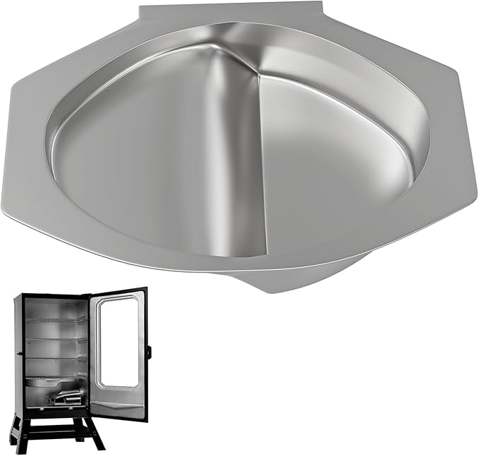 Small Water Bowl for Masterbuilt 30-inch Digital Electric Vertical BBQ Smoker, Water Pan Replacement for Masterbuilt 9007170040 Parts