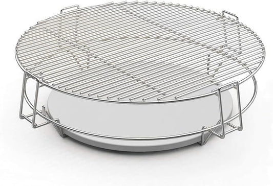 S24 (1-Pack) Cooking Grate System Grilling Accessory for Weber 22" Kettle Grill and Other Similar Size Kettle Grills