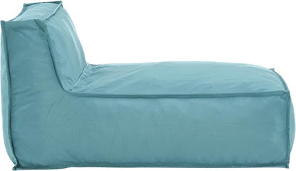 Christopher Knight Home Natty Outdoor Bean Bag Chair Set of 2, Fabric Bean Bag Chair for Adults and Kids, Indoor/Outdoor Sun Lounger, Patio Lounge Chair Set of 2, Teal