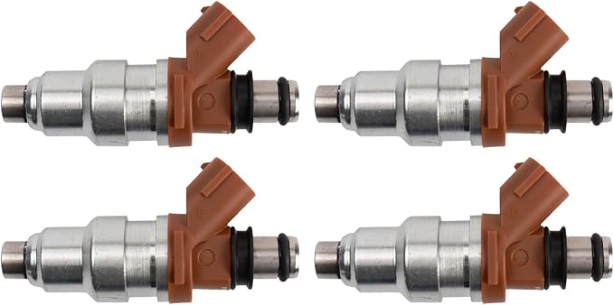 TRQ Fuel Injector Set | For 1996-2000 Toyota 4Runner 1996-1998 T100 1995-2000 Tacoma