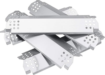 Uniflasy Heat Plates for Home Depot Nexgrill 720-0830H, 5 Burner 720-0888, 720-0896, 720-0888N, 720-0882A, 720-0882S 6 Burner 720-0896B, 720-0898 Gas Grill, Stainless Steel, Replacement Parts, 5 Pack