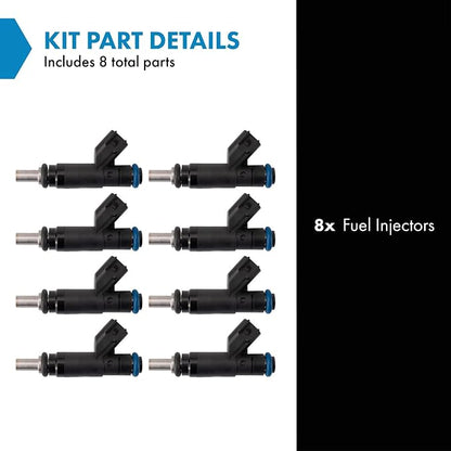 TRQ Fuel Injector Set | For 2005-2009 Chrysler 2005-2010 Dodge Jeep 2011-2013 Ram