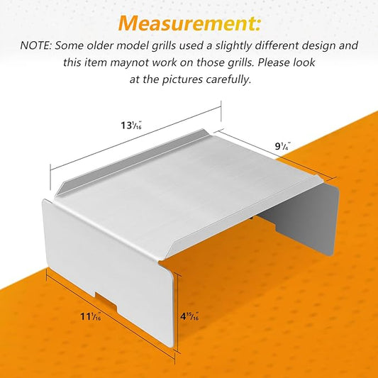BCA012 Grill Heat Baffle Diffuser & BCA-006 Drip Pan Replacement Parts for Traeger 34 Series,Eastwood 34,and Newer Tex,Tex Elite Pellet Smoker Grills