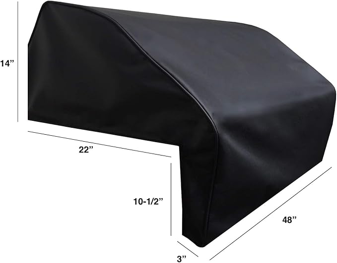 Windproof Covers 48 inch Heavy Duty Premium Vinyl Grill Cover to fit DCS Series 7 Traditional Built-in Grill