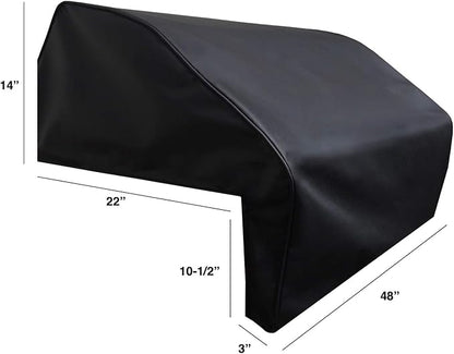Windproof Covers 48 inch Heavy Duty Premium Vinyl Grill Cover to fit DCS Series 7 Traditional Built-in Grill