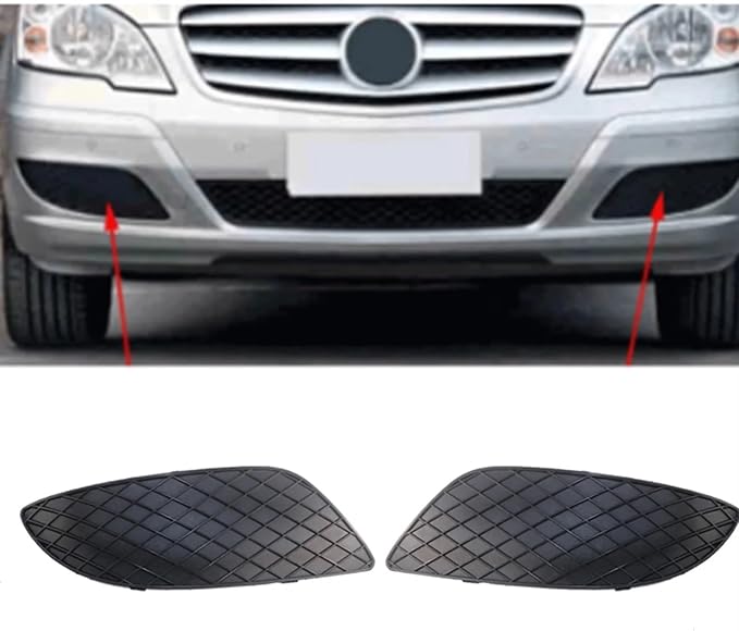 Fog Lamps Cover Front Grille Daytime Running Light Cover 6368850074 6368850174 for Mercedes for Benz for Vito W636 for Viano W639 Fog Grill