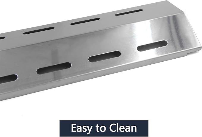 Hongso 17" Burner Tubes, 16 7/8" Heat Plates Replacement for Ducane 5 Burner 30400042, 30400043, 30557401, 30558501, 30557801, 30557501 Gas Grill Models