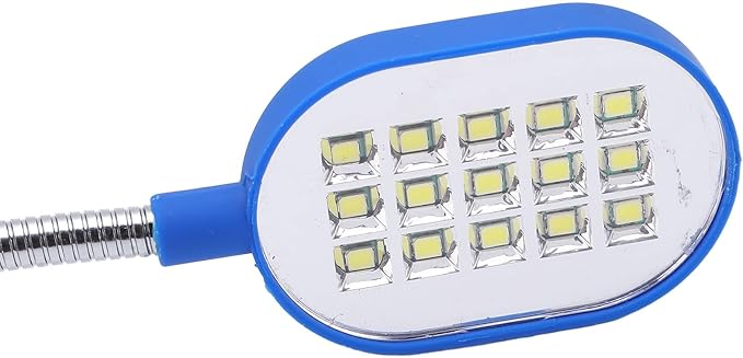 Magnetic Lamp, High Brightness 360 Adjustable Weather LED Outdoor Work Light with Strong Base, Ideal for Fishing BBQ Cycling Camping (Blue)