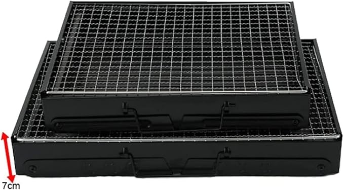 IRYZE Portable Charcoal Grill Charcoal Grill Easy To Install Barbecue Grilling Portable For Outdoor BBQ Picnic Patio Backyard BBQ Grill for Outdoor (Size : 35x27x20cm)