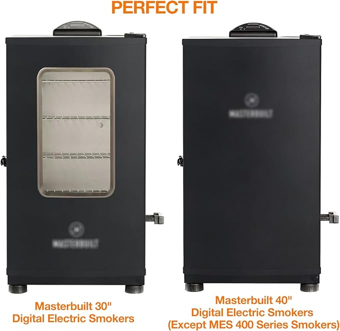 only fire Electric Smoker Side Shelf for Masterbuilt 30'' and 40''Digital Electric Smokers Grill - Add Extra Operation Space While Cooking, Black