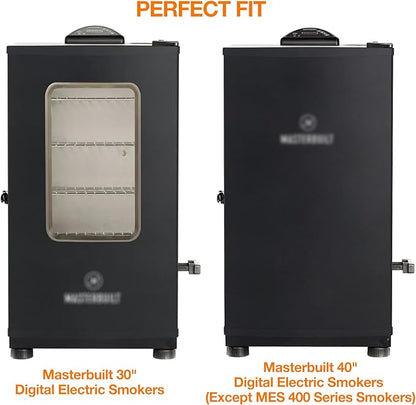 only fire Electric Smoker Side Shelf for Masterbuilt 30'' and 40''Digital Electric Smokers Grill - Add Extra Operation Space While Cooking, Black