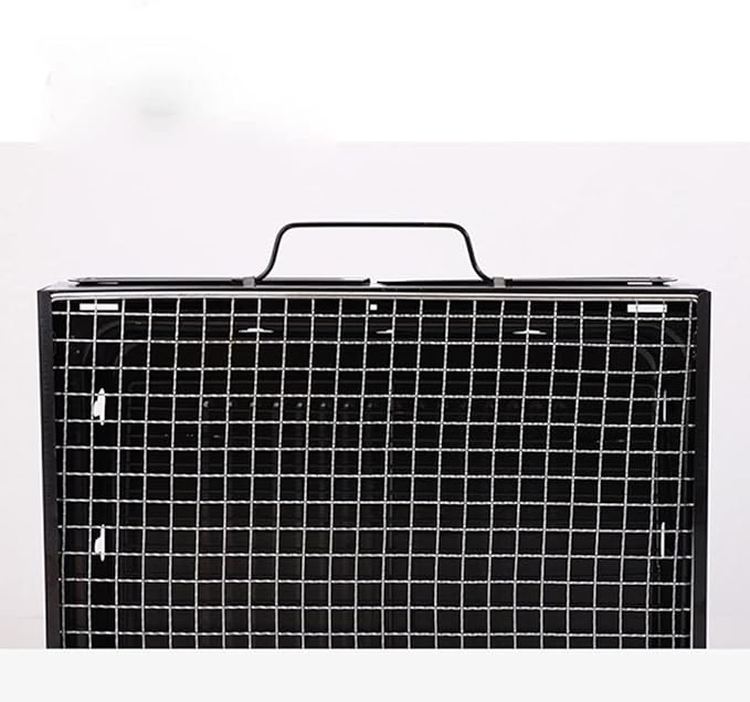 BBQ Grill Outdoor Bbq Grills Patio Stainless Steel Charcoal Grill Stove Outdoor Camping Picnic Burner Accessories Tools (Color : A, Size : 35 * 27 * 20cm) (Black 43 * 29 * 24cm)