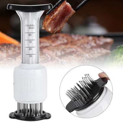 Meat Tenderizer Injector, Flavor Syringe for Steak, Needle Injector for Meat, Kitchen Tool for Marinade